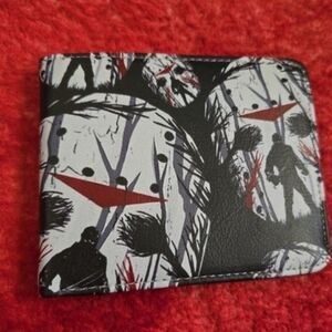 New Friday the 13th Jason vorhees Halloween horror leather wallet
